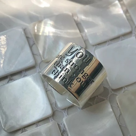 🤍Insta sterling silver open ring - Picture 3 of 4